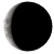 Waning Crescent, 25 days, 6 hours, 57 minutes in cycle