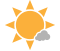 Mainly sunny