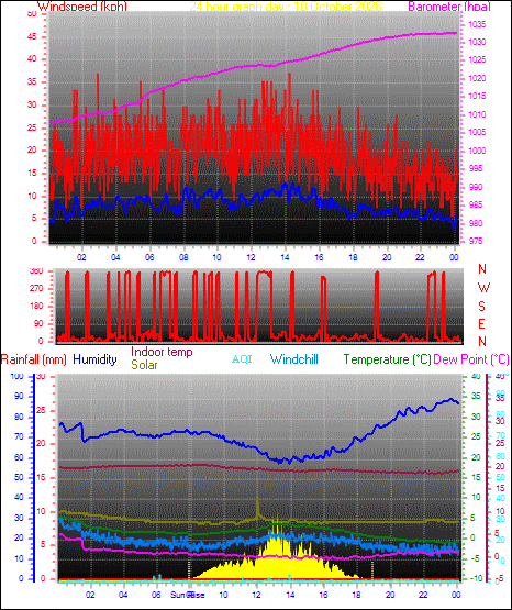 24 Hour Graph for Day 10