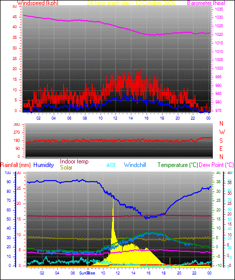 24 Hour Graph for Day 12